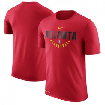 Atlanta Hawks Nike Practice Performance T-Shirt -Red