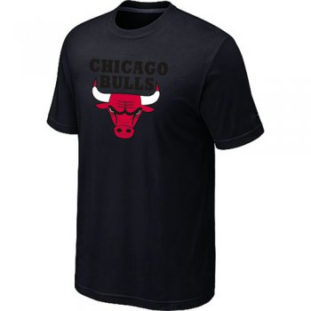 Chicago Bulls Big & Tall Primary Logo Black NBA T-Shirt
