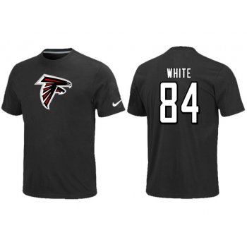 Nike Atlanta Falcons 84 white Name & Number T-Shirt Black