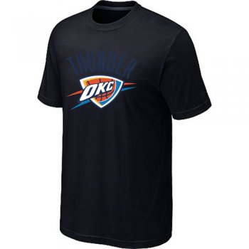Oklahoma City Thunder Big & Tall Primary Logo Black NBA T-Shirt