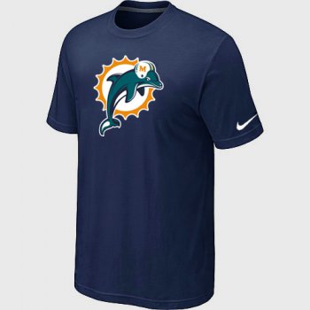 Miami Dolphins Sideline Legend Authentic Logo T-Shirt D.Blue