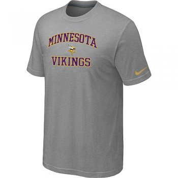Minnesota Vikings Heart & Soul Light grey T-Shirt