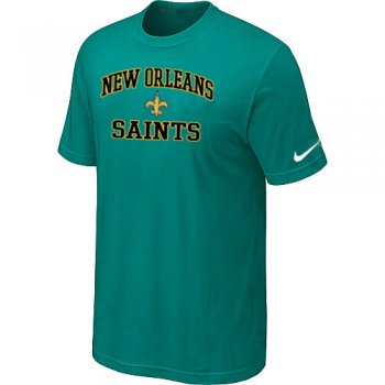 New Orleans Saints Heart & Soul Green T-Shirt