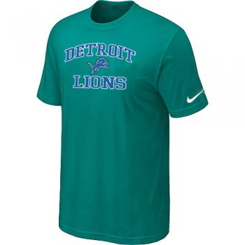 Detroit Lions Heart & Soul Green T-Shirt
