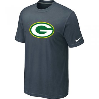 Green Bay Packers Sideline Legend Authentic Logo T-Shirt Grey