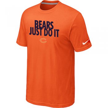 NFL Chicago Bears Just Do It Orange T-Shirt
