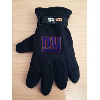 New York Giants NFL Adult Winter Warm Gloves Black