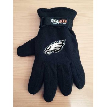 Philadelphia Eagles NFL Adult Winter Warm Gloves Black