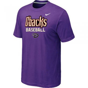 Nike MLB Arizona Diamondbacks 2014 Home Practice T-Shirt - Purple