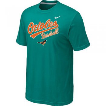 Nike MLB Baltimore orioles 2014 Home Practice T-Shirt - Green