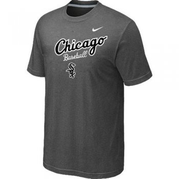 Nike MLB Chicago White Sox 2014 Home Practice T-Shirt - Dark Grey