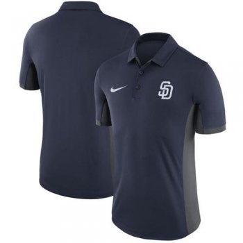 Men's San Diego Padres Nike Navy Franchise Polo