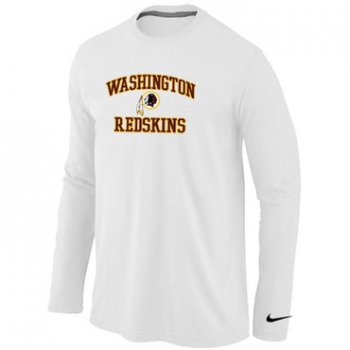 Nike Washington Redskins Heart & Soul Long Sleeve T-Shirt White