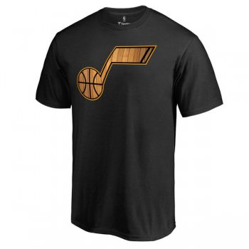Men's Utah Jazz Black Hardwood T-Shirt