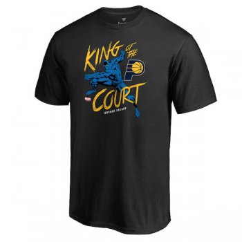 Men's Indiana Pacers Fanatics Branded Black Marvel Black Panther King of the Court T-Shirt