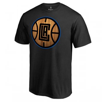 Men's LA Clippers Black Hardwood T-Shirt