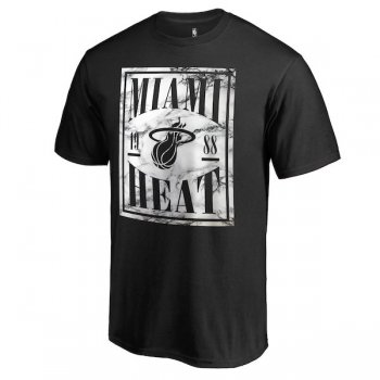 Men's Miami Heat Fanatics Branded Black Court Vision T-Shirt
