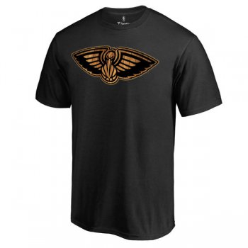 Men's New Orleans Pelicans Black Hardwood T-Shirt