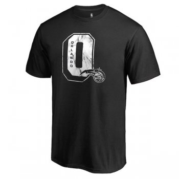 Men's Orlando Magic Fanatics Branded Black Letterman T-Shirt