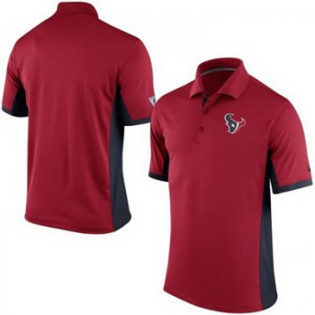 Men's Houston Texans Nike Red Team Issue Performance Polo