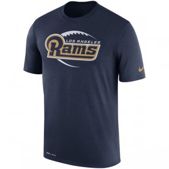 Men's Los Angeles Rams Nike Navy Legend Icon Logo Performance T-Shirt