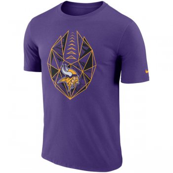 Men's Minnesota Vikings Nike Purple Fan Gear Icon Performance T-Shirt