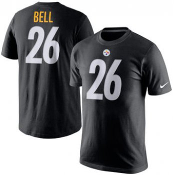 Men's Pittsburgh Steelers 26 Le'Veon Bell Nike Player Pride Name & Number T-Shirt - Black
