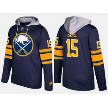 Adidas Buffalo Sabres 15 Jack Eichel Name And Number Blue Hoodie