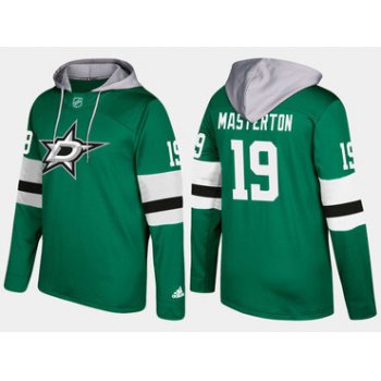Adidas Dallas Stars 19 Bill Masterton Retired Green Name And Number Hoodie