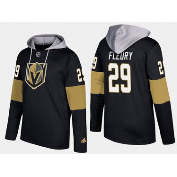 Adidas Vegas Golden Knights 29 Marc Andre Fleury Name And Number Black Hoodie