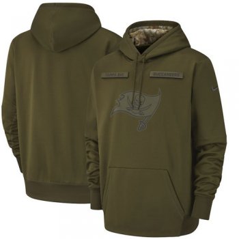 Tampa Bay Buccaneers Nike Salute to Service Sideline Therma Performance Pullover Hoodie - Olive