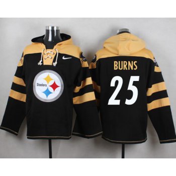 Nike Steelers #25 Artie Burns Black Player Pullover NFL Hoodie