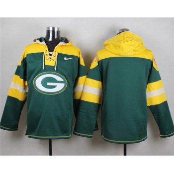 Men's Men's Green Bay Packers Blank Green Team Color 2014 NFL Nike Hoodie