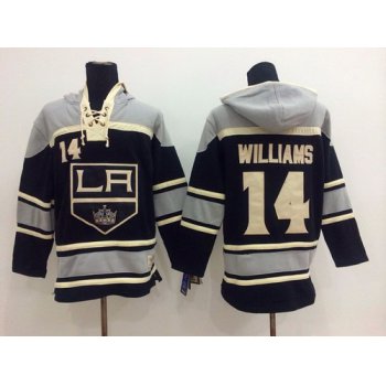 Old Time Hockey Los Angeles Kings #14 Justin Williams Black Hoodie