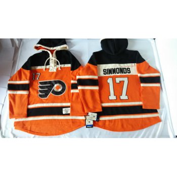Old Time Hockey Philadelphia Flyers #17 Wayne Simmonds 2012 Winter Classic Orange Hoodie