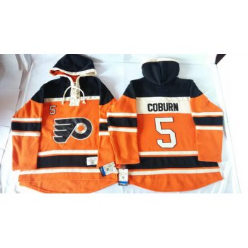 Old Time Hockey Philadelphia Flyers #5 Braydon Coburn 2012 Winter Classic Orange Hoodie