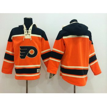 Old Time Hockey Philadelphia Flyers Blank 2012 Winter Classic Orange Hoodie