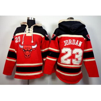 Chicago Bulls #23 Michael Jordan Red Hoodie