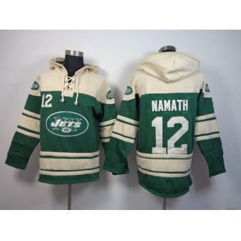 New York Jets #12 Joe Namath 2014 Green Hoodie