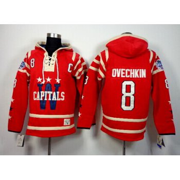 Old Time Hockey Washington Capitals #8 Alex Ovechkin 2015 Winter Classic Red Hoodie