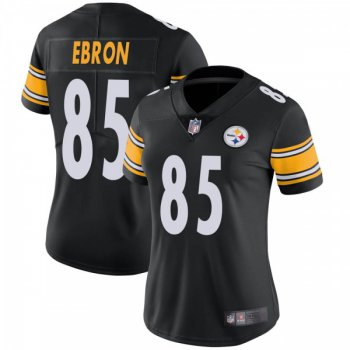 Women's Pittsburgh Steelers #85 Eric Ebron Team Color Vapor Untouchable Jersey - Black Limited