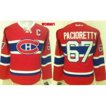Women's Montreal Canadiens #67 Max Pacioretty Reebok Red 2015-16 Home Premier Jersey