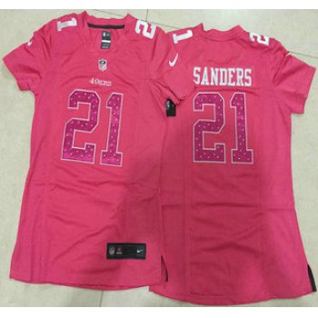 Women's San Francisco 49ers #21 Deion Sanders Nike Pink Sweetheart Diamond Jersey