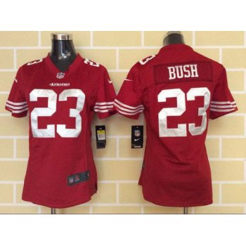 Women's San Francisco 49ers #23 Reggie Bush Red Game Jersey
