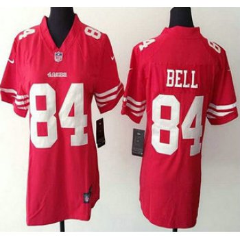Women's San Francisco 49ers #84 Blake Bell Nike Red Game Jersey