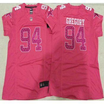 Men's Dallas Cowboys #94 Randy Gregory Nike Pink Sweetheart Diamond Jersey