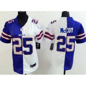 Women's Buffalo Bills #25 LeSean McCoy Light Blue/White Two Tone Jersey