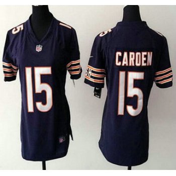 Women's Chicago Bears #15 Shane Carden Nike Navy Blue Game Jersey
