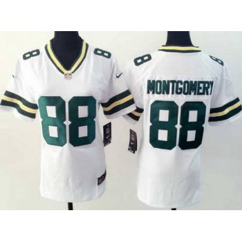 Women's Green Bay Packers #88 Ty Montgomery Nike White Game Jersey