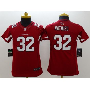 Nike Arizona Cardinals #32 Tyrann Mathieu Red Limited Womens Jersey